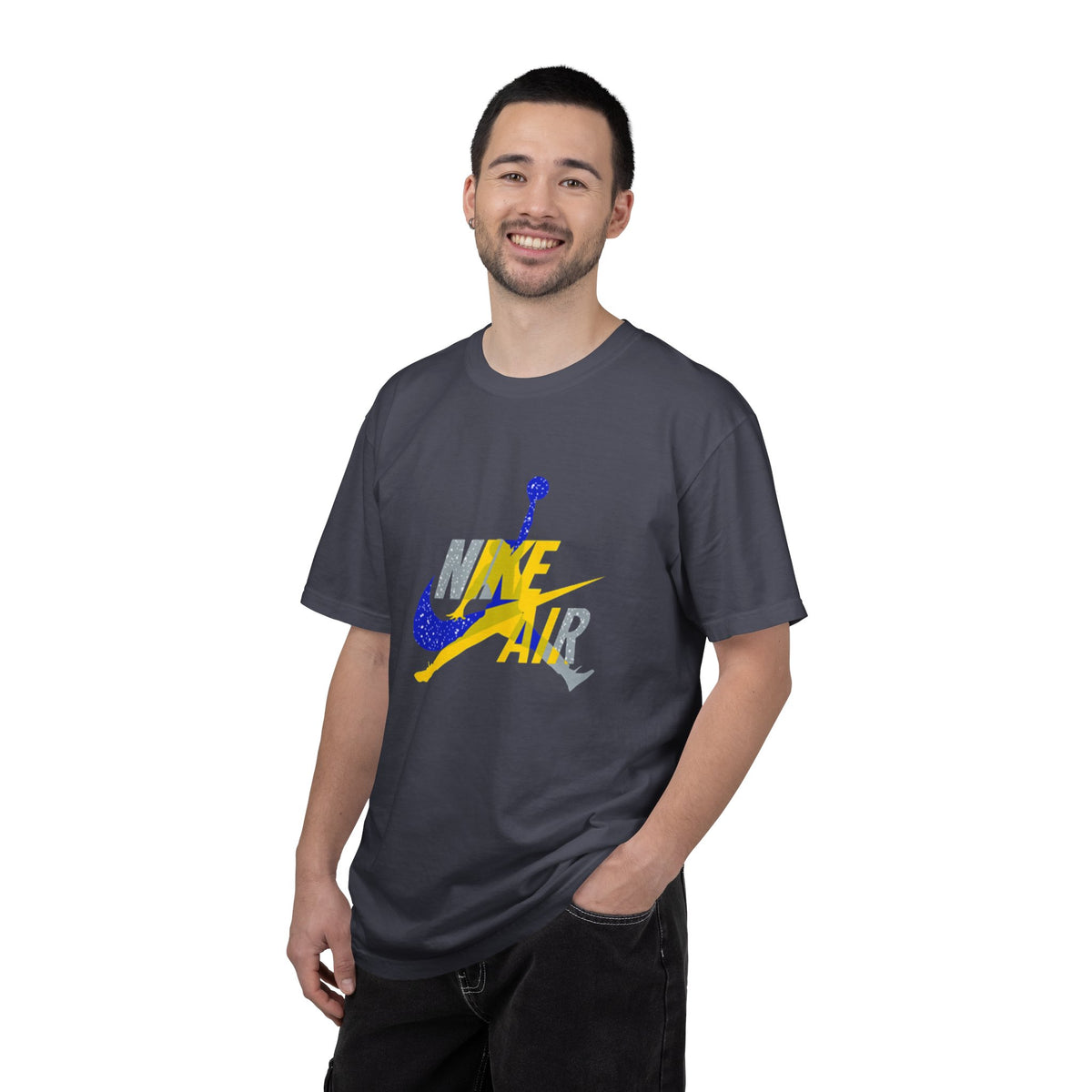 Graphic T-Shirt — Distressed 'Air' Logo Streetwear Tee