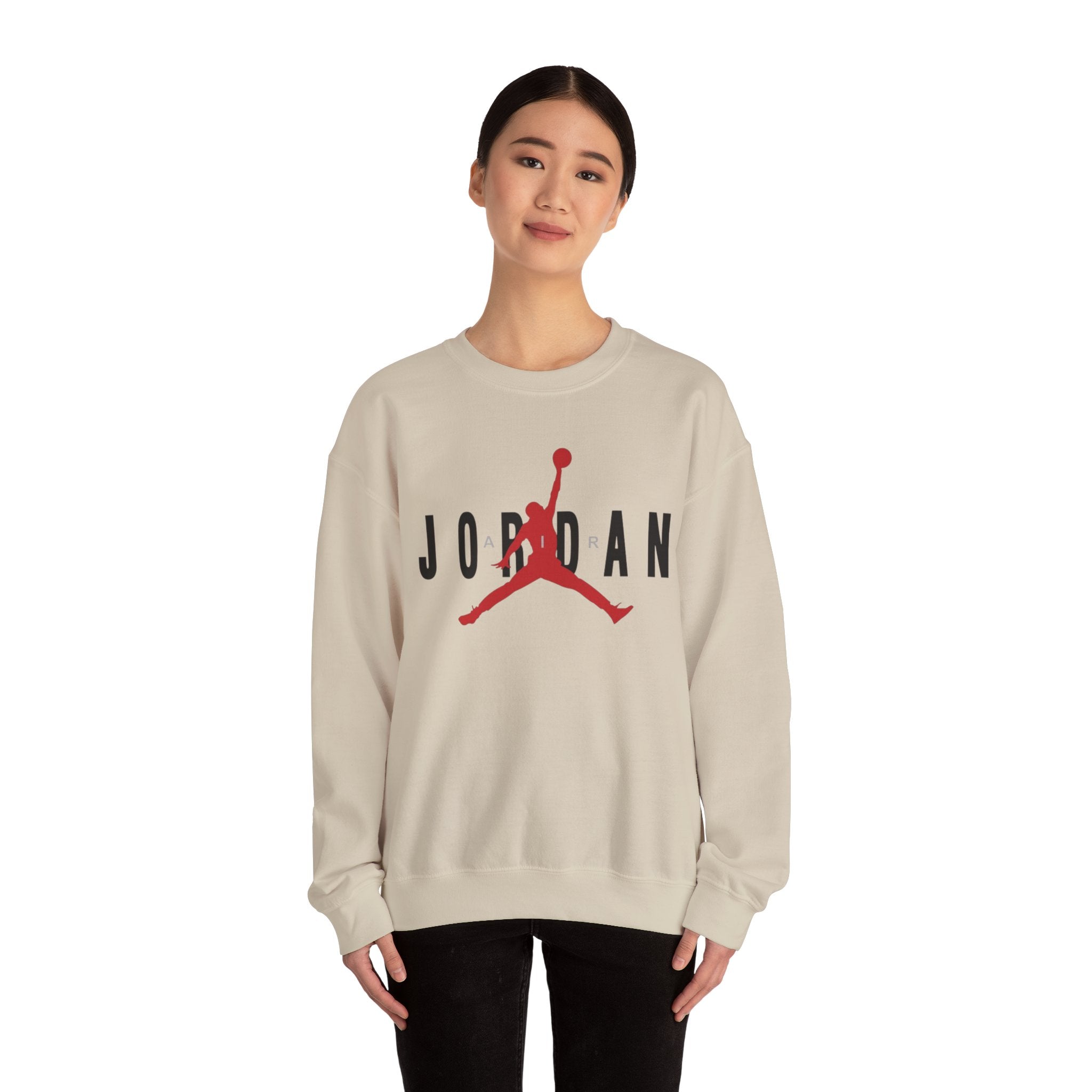 Jordan Jumpman Crewneck Sweatshirt – Retro Basketball Logo Pullover