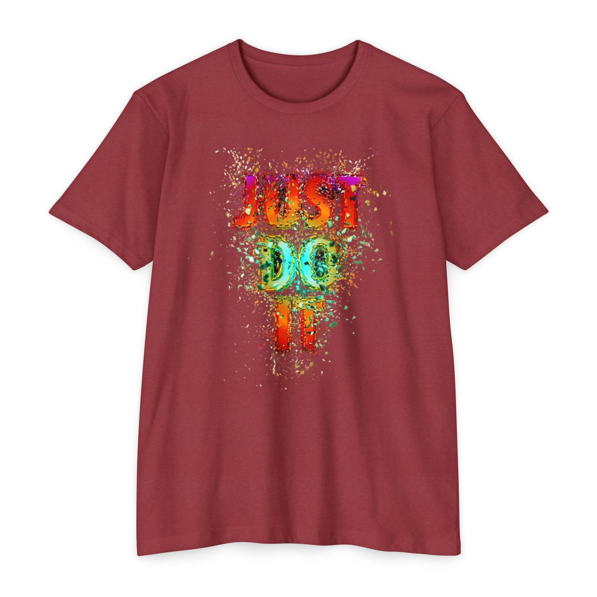 Just Do It Color Splash T-Shirt — Motivational Graphic Tee
