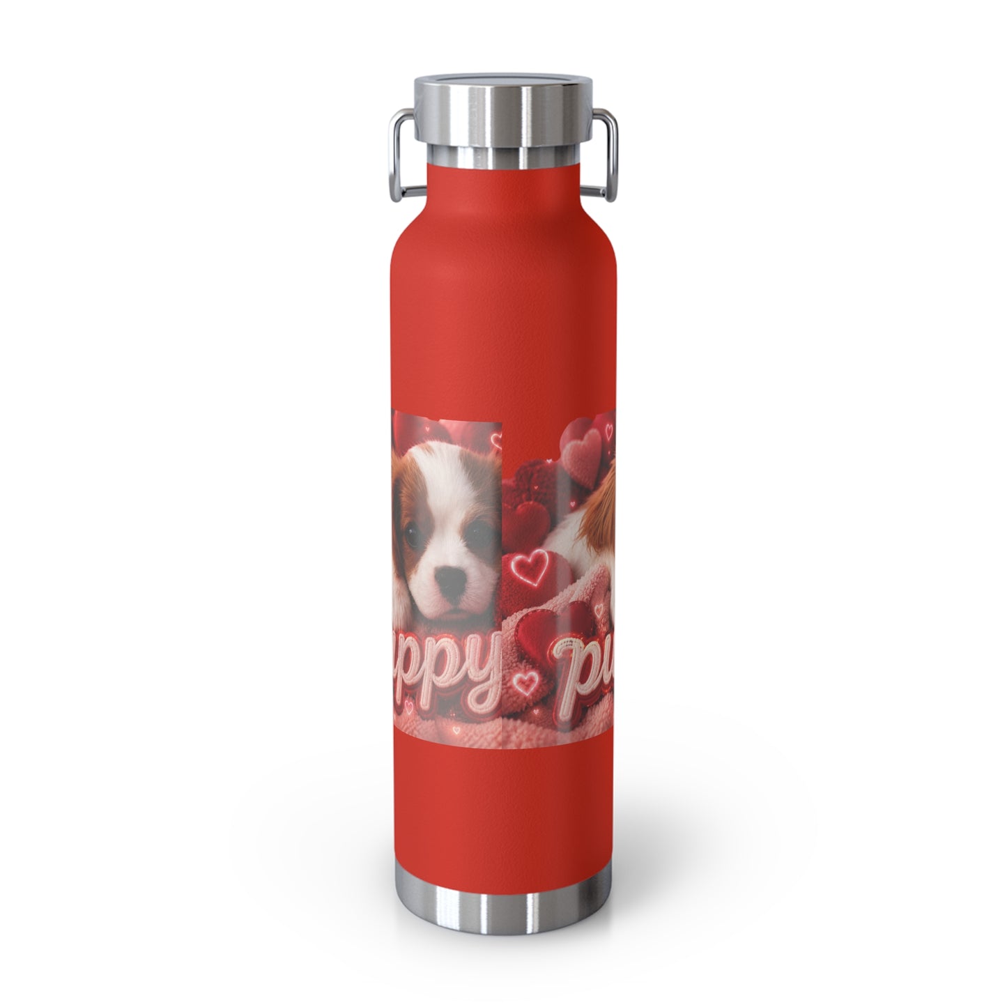 Puppy Love Insulated Water Bottle — 22oz Copper Vacuum Flask