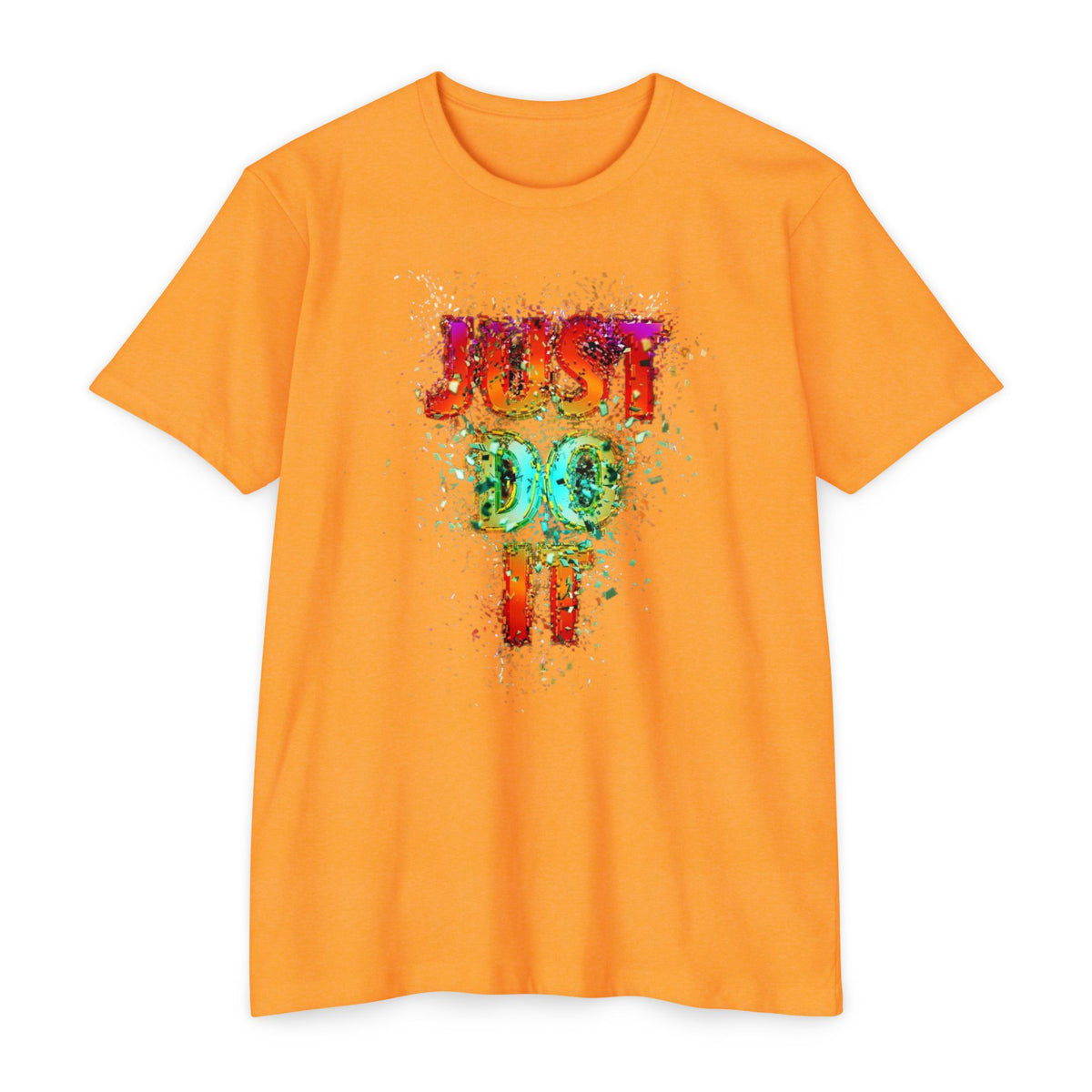 Just Do It Color Splash T-Shirt — Motivational Graphic Tee