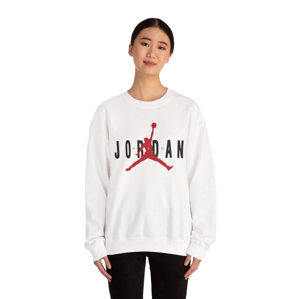 Jordan Jumpman Crewneck Sweatshirt – Retro Basketball Logo Pullover