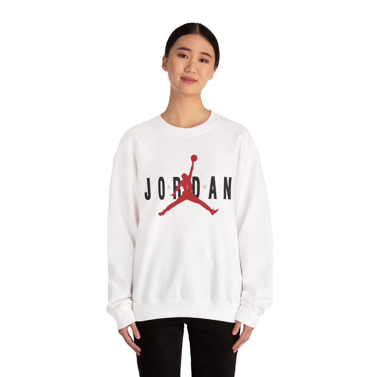 Jordan Jumpman Crewneck Sweatshirt – Retro Basketball Logo Pullover