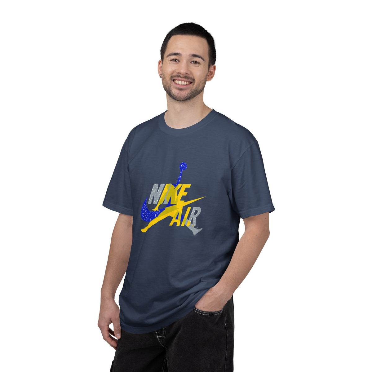 Graphic T-Shirt — Distressed 'Air' Logo Streetwear Tee