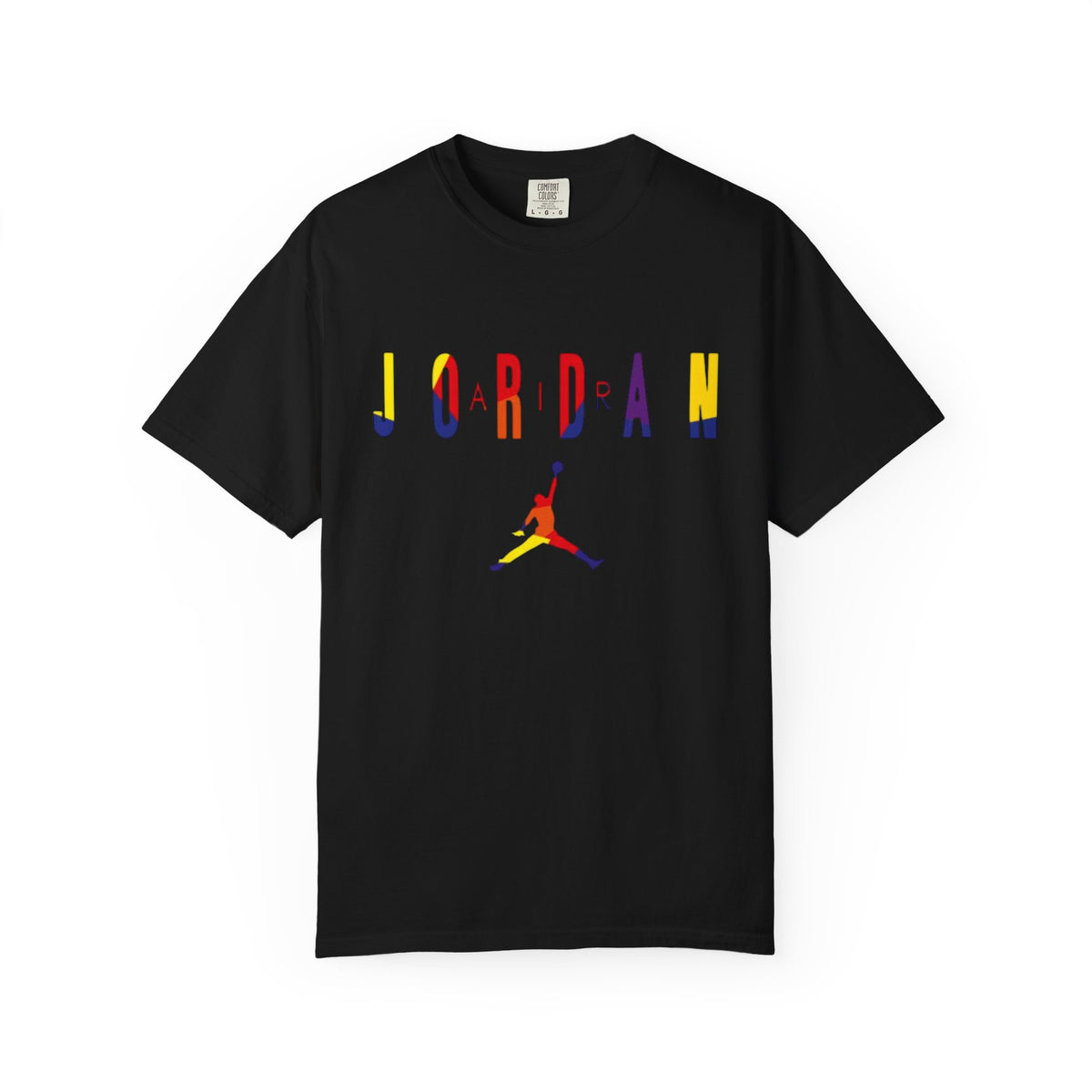 Jordan-Inspired Colorblock Logo T-Shirt