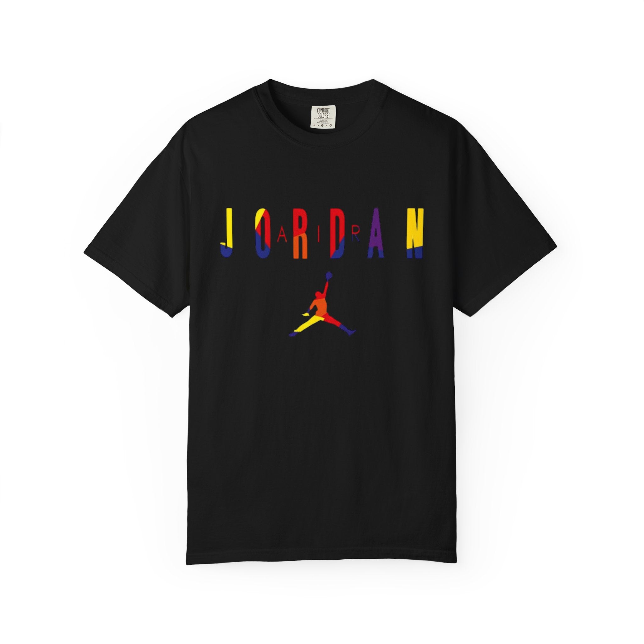 Jordan-Inspired Colorblock Logo T-Shirt