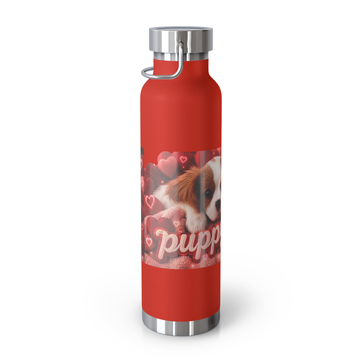 Puppy Love Insulated Water Bottle — 22oz Copper Vacuum Flask