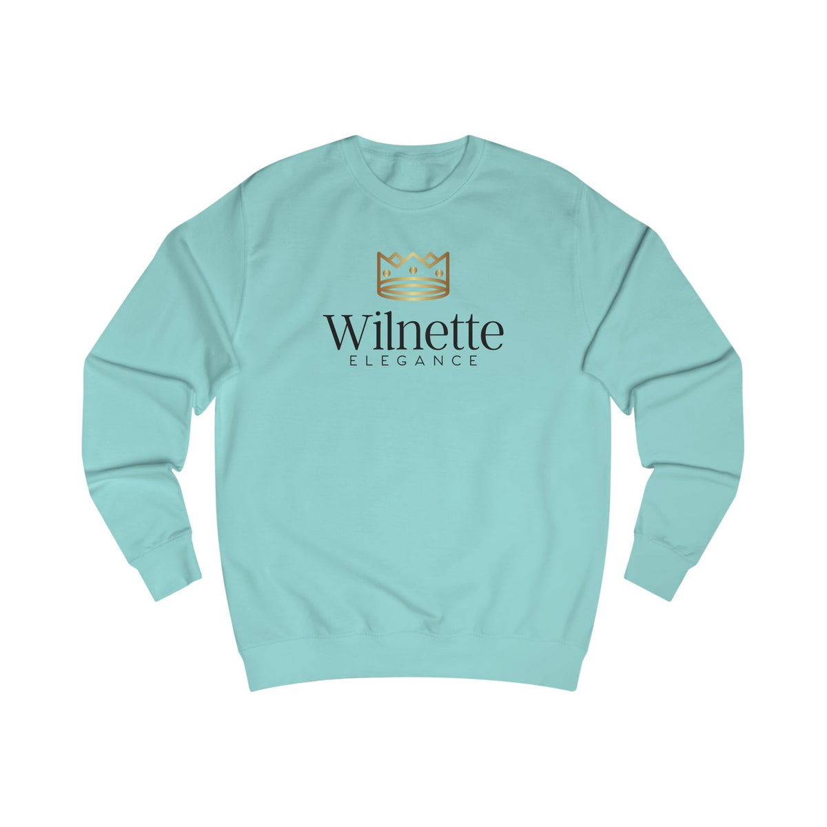 Wilnette Elegance Sweatshirt - Crown Logo Luxury Crewneck