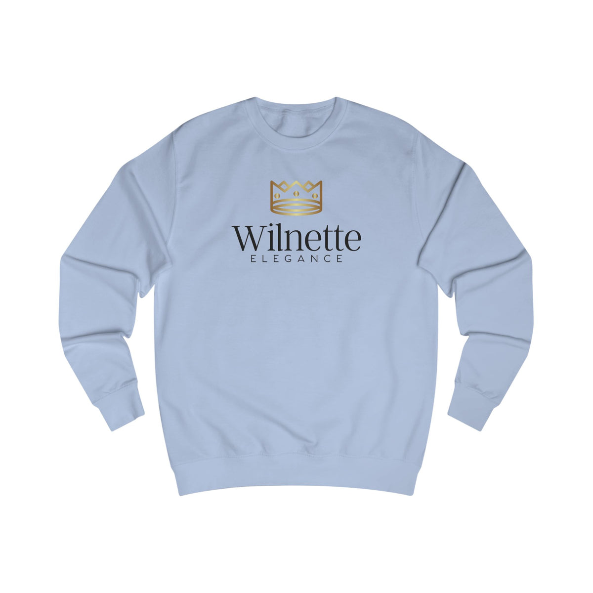Wilnette Elegance Sweatshirt - Crown Logo Luxury Crewneck