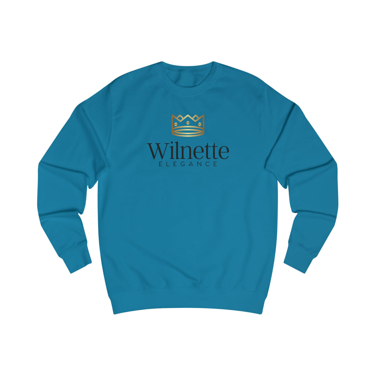 Wilnette Elegance Sweatshirt - Crown Logo Luxury Crewneck