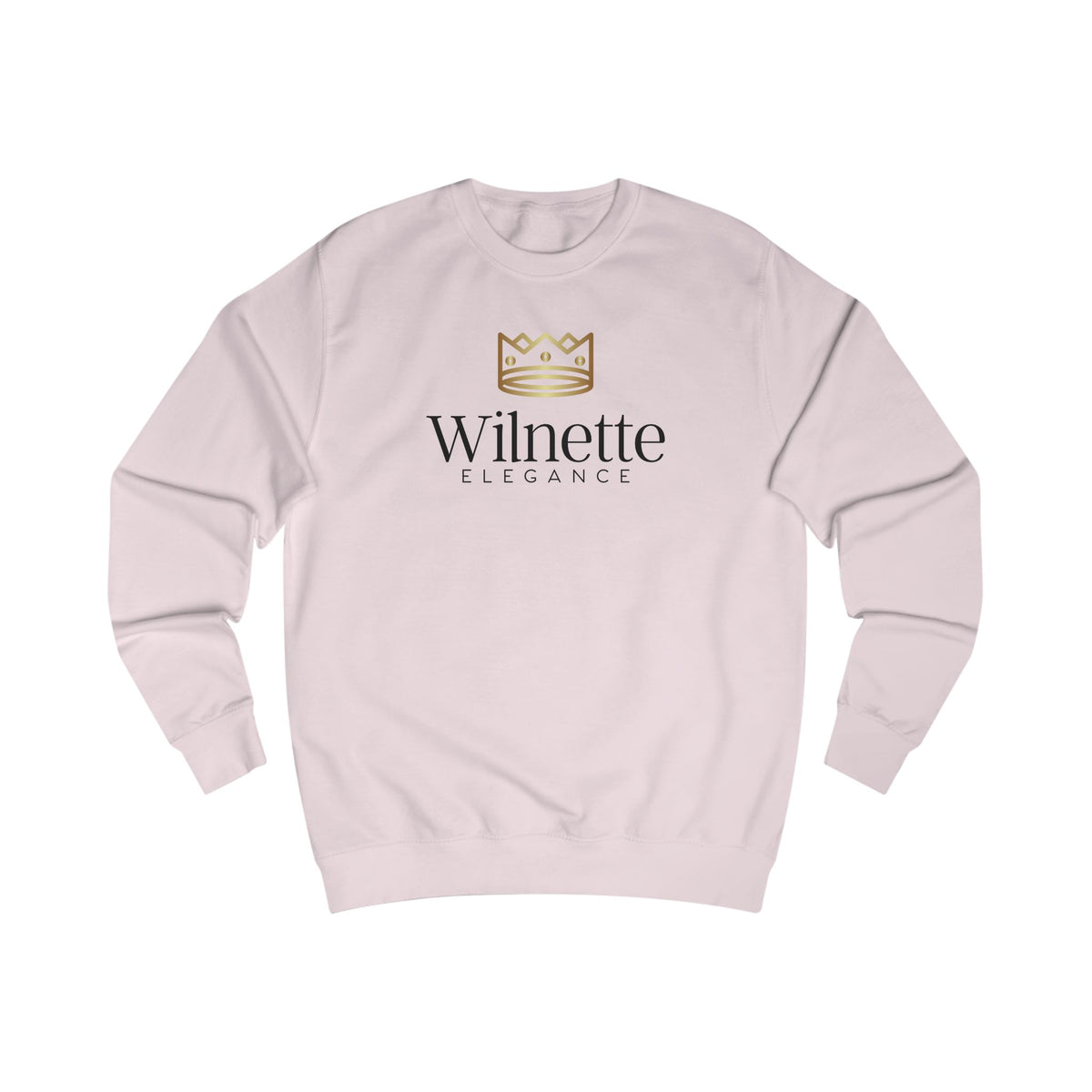 Wilnette Elegance Sweatshirt - Crown Logo Luxury Crewneck