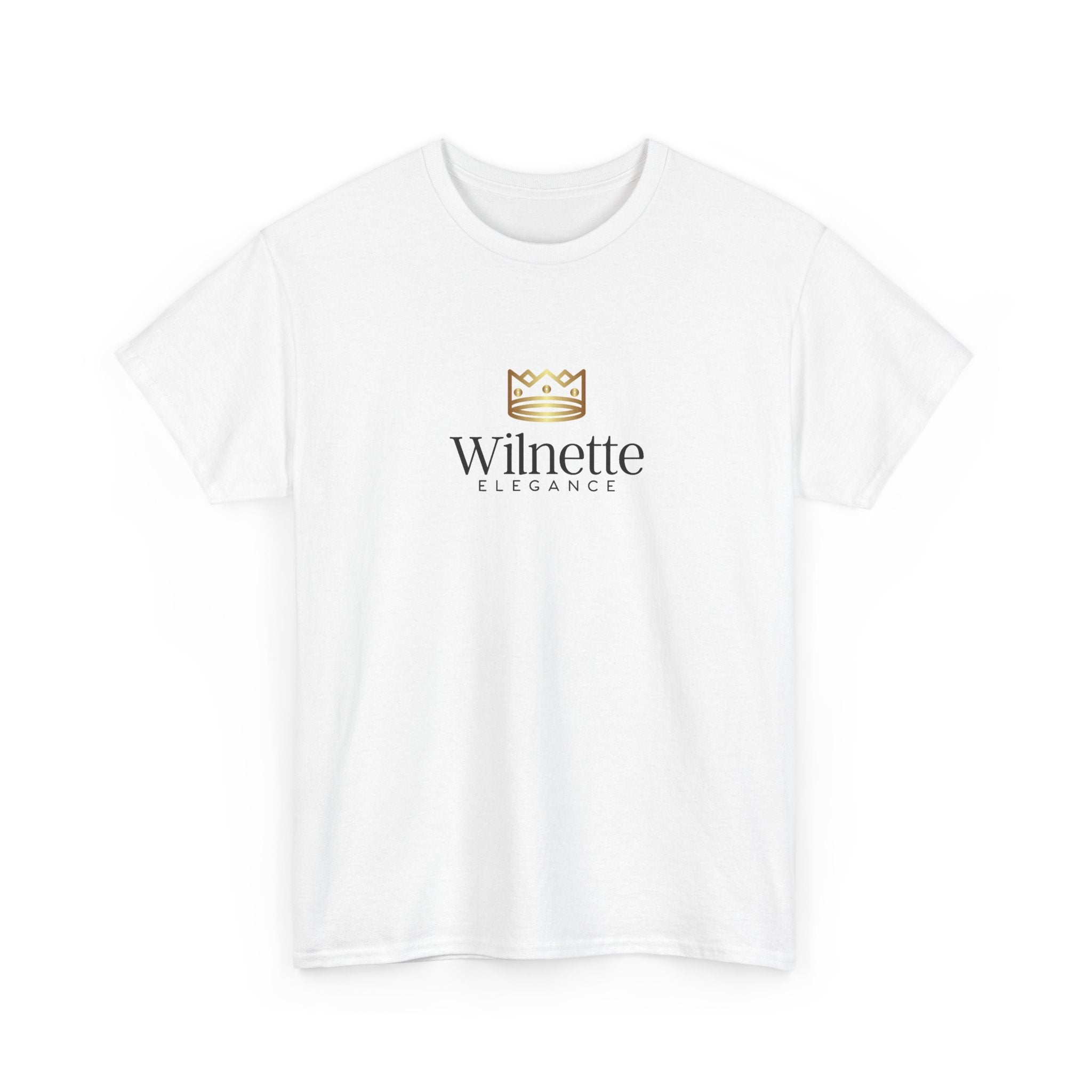 Wilnette Crown Logo T-Shirt — Minimal Luxury Graphic Tee
