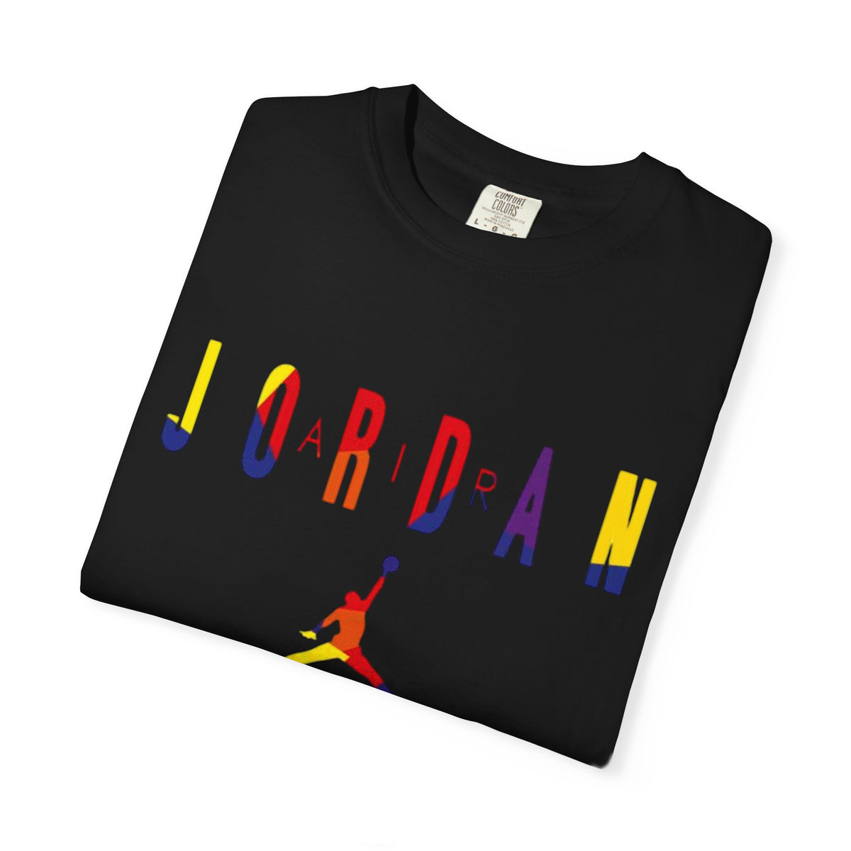 Jordan-Inspired Colorblock Logo T-Shirt