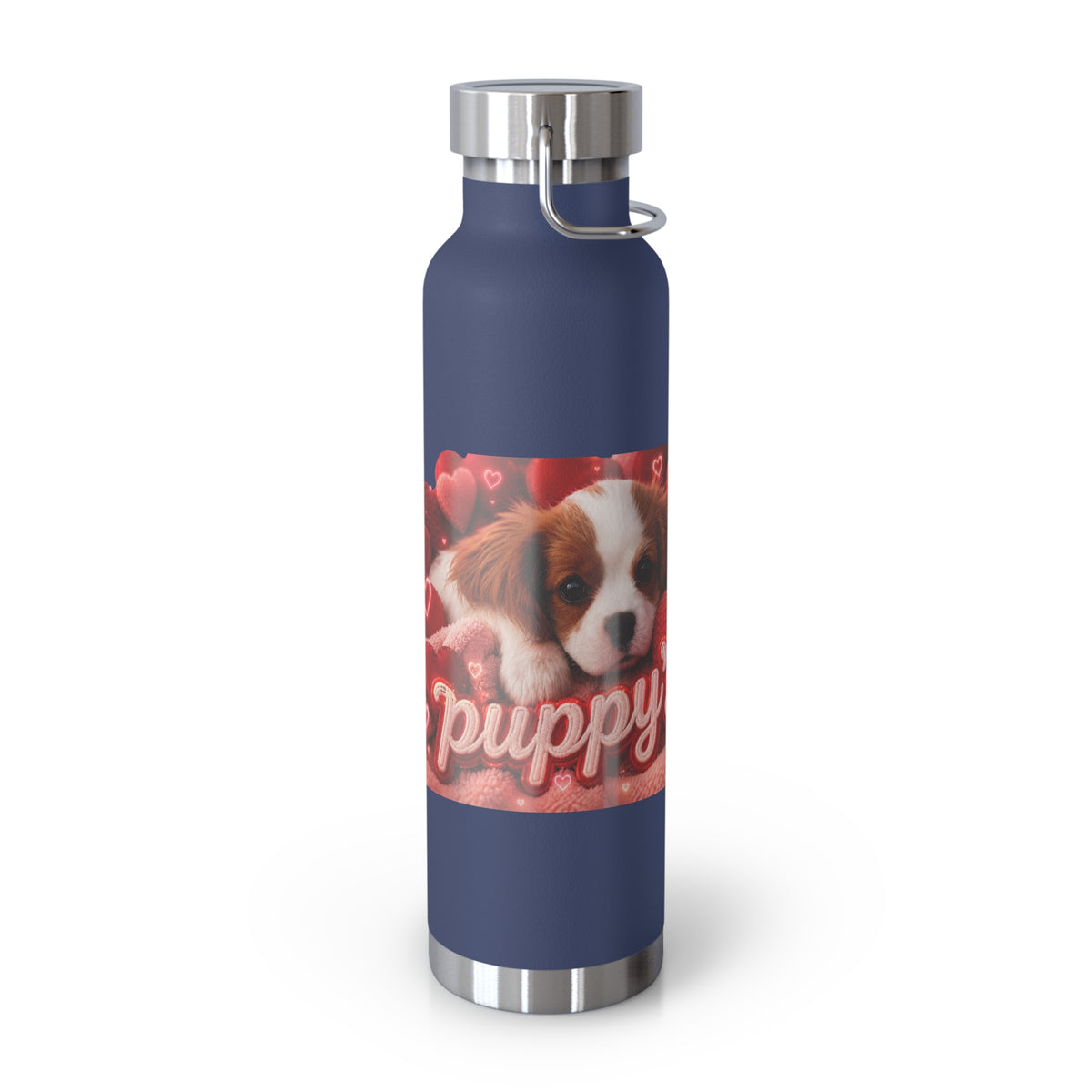 Puppy Love Insulated Water Bottle — 22oz Copper Vacuum Flask