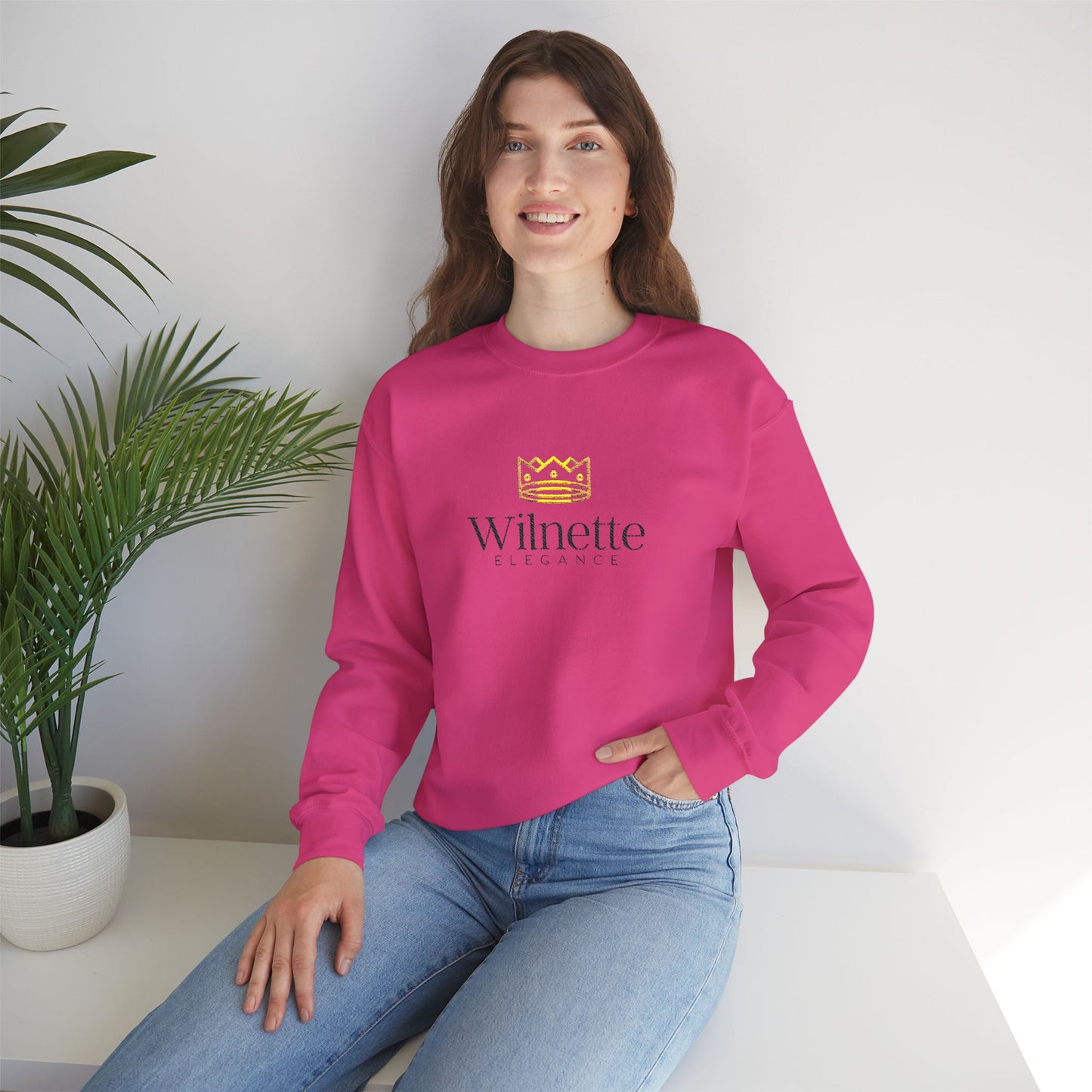 Winette Elegance Logo Sweatshirt – Women's Luxe Crewneck